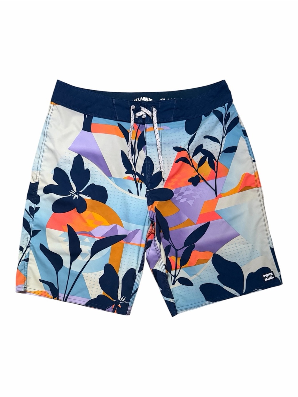 Billabong Recycler Sundays Pro Boardshorts Men’s Size 28 Floral Swim Trunks 8.5”